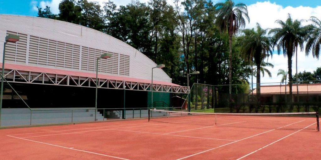 Morro do Chapéu Golfe Clube - Obras de reparo da quadra de Tênis nº 02