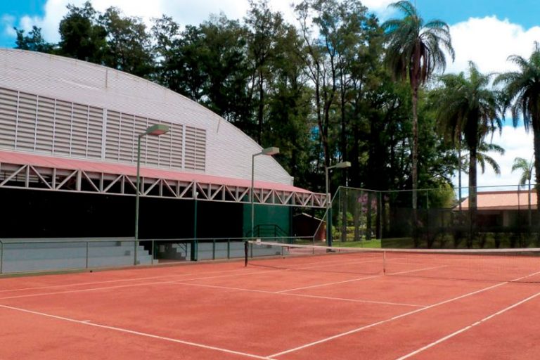 Morro do Chapéu Golfe Clube - Obras de reparo da quadra de Tênis nº 02